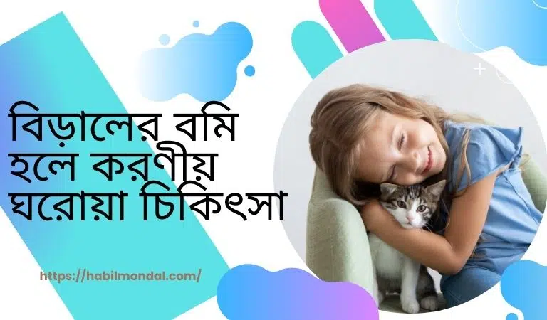 বিড়ালের বমি হলে করণীয়