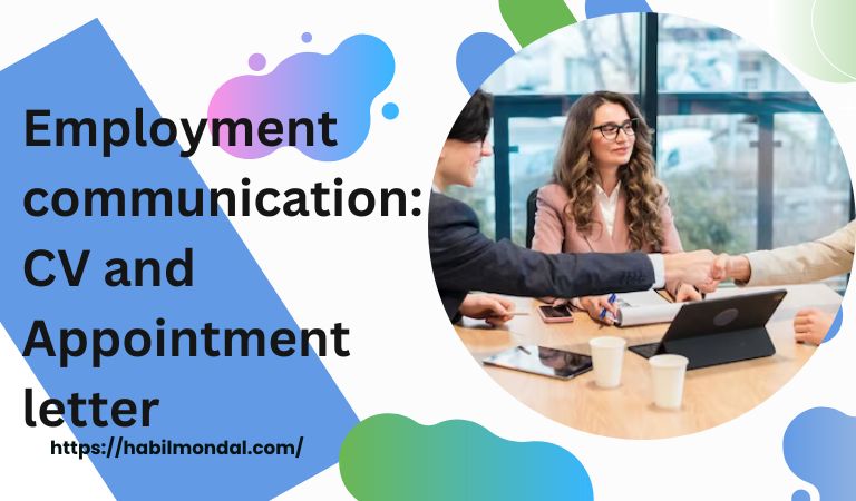 Employment communication