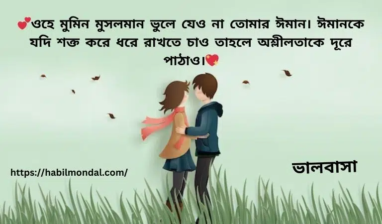 সভালোবাসা নিয়ে ইসলামিক স্ট্যাটাস