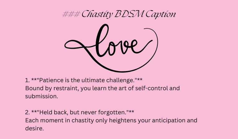 Chastity-BDSM-Caption